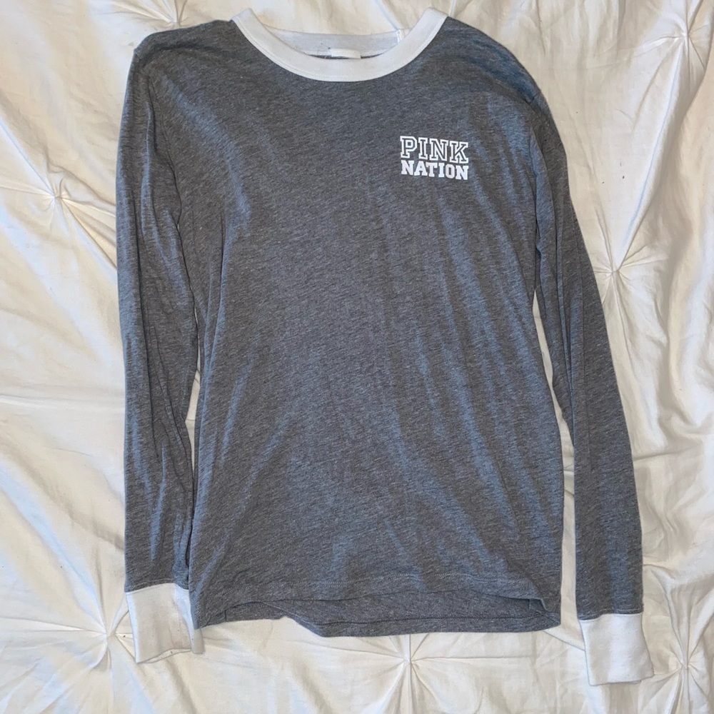 women’s s victorious secret pink longsleeve shirt